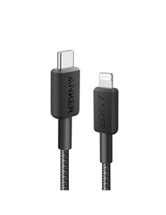 CABLE ANKER 322 USB-C TO LIGHTNING TRENZADO 0.9M 3
