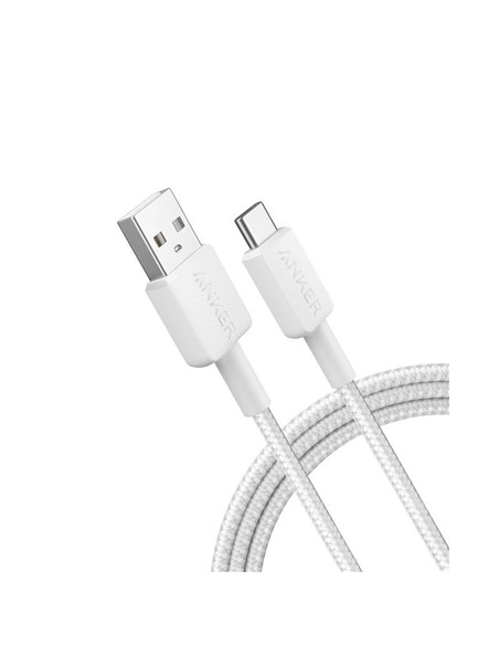 CABLE ANKER 322 USB-C TRENZADO 1.8M 60W WHITE