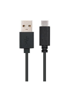 CABLE USB 3A TIPO USB-CM-AM NEGRO 1M NANOCABLE 2