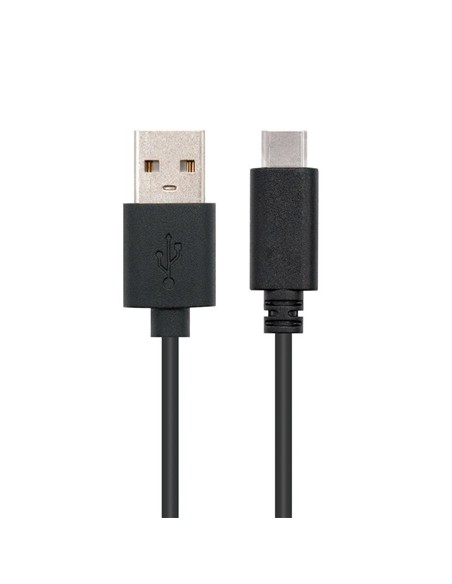 CABLE USB 3A TIPO USB-CM-AM NEGRO 1M NANOCABLE
