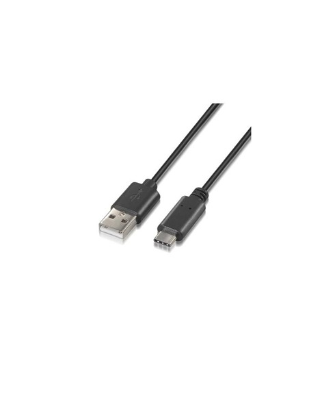 CABLE USB 3A TIPO USB-CM-AM NEGRO 1M NANOCABLE