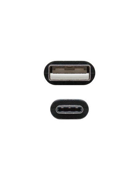 CABLE USB 3A TIPO USB-CM-AM NEGRO 2M NANOCABLE