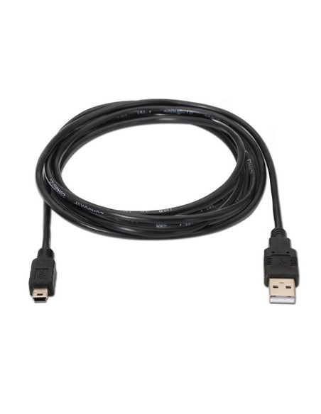 CABLE USB AM/MINI B/M 3M AISENS BLACK