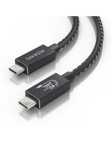 CABLE USB-C 4.0 AISENS TIPO USB-C/M - USB-C/M 50CM
