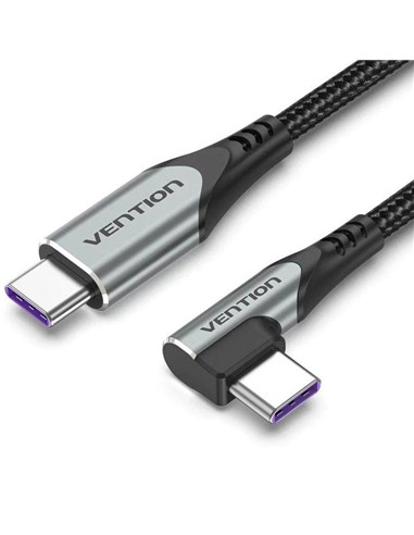 CABLE USB-C VENTION TIPO USB-C/M - USB-C/M ACODADO