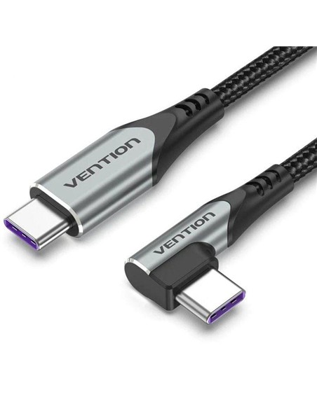 CABLE USB-C VENTION TIPO USB-C/M - USB-C/M ACODADO