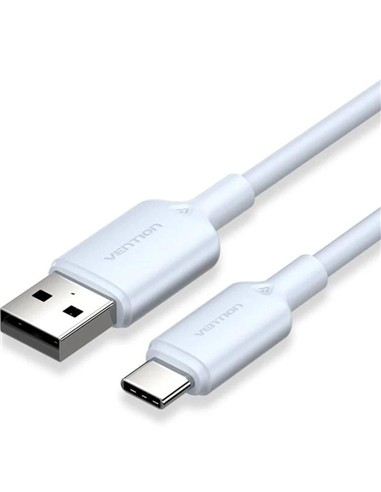 CABLE VENTION USB-A - USB-C 3A 60W 2M TRENZADO BLU