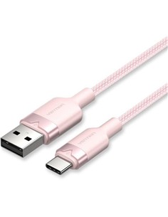 CABLE VENTION USB-A 2.0 - USB-C 3A 2M ALUMINIO ROS