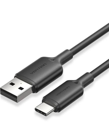 CABLE VENTION USB-A 2.0 - USB-C 3A 2M BLACK