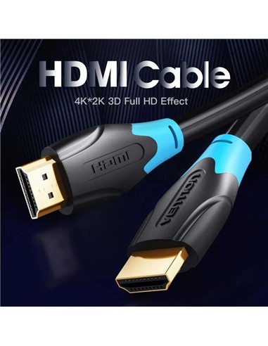 CABLE HDMI 2.0 4K HDMI/M - HDMI/M 1.5M VENTION BLA