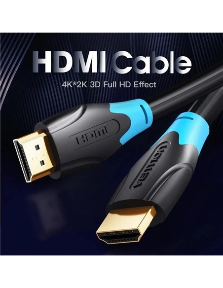CABLE HDMI 2.0 4K HDMI/M - HDMI/M 1.5M VENTION BLA