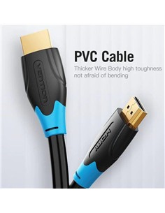 CABLE HDMI 2.0 4K HDMI/M - HDMI/M 2M VENTION BLACK 2