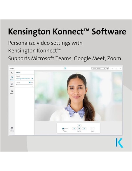 WEBCAM KENSINGTON W2000 FULL HD 1080P BLACK