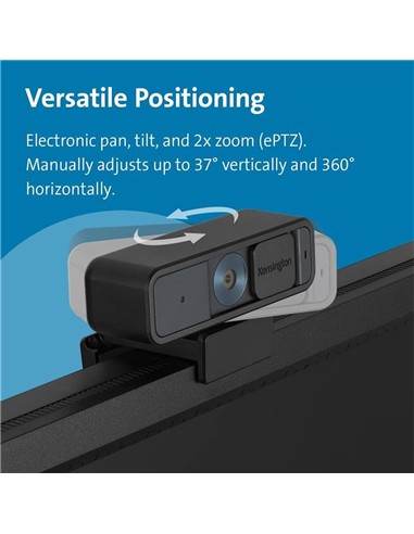 WEBCAM KENSINGTON W2000 FULL HD 1080P BLACK
