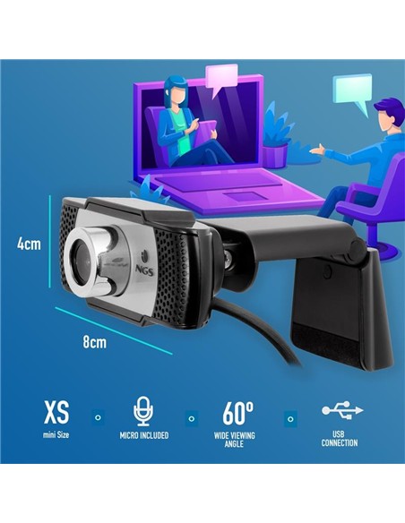 WEBCAM NGS XPRESS CAM 720P HD USB WHITE/BLACK