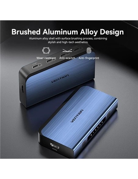 SWITCH CONMUTADOR VENTION HDMI 2.0 4K HDMI/H - 4XH