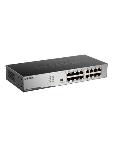SWITCH D-LINK GIGABIT 16 PORTS DGS-1016D RACK