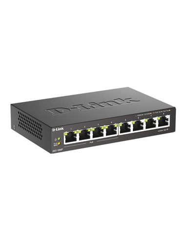 SWITCH D-LINK GIGABIT 8 PUERTOS DGS-1008P/E (4XPOE
