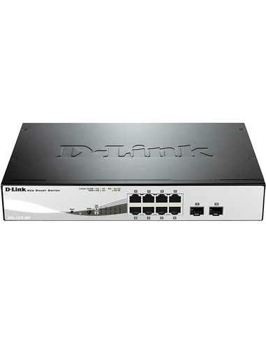 SWITCH D-LINK GIGABIT 8 PUERTOS DGS-1210-08P POE U
