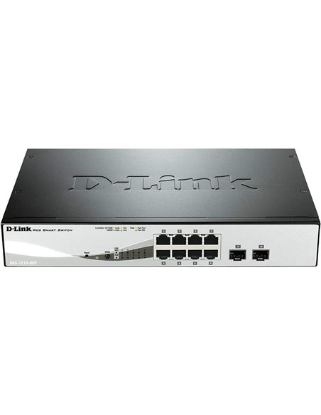 SWITCH D-LINK GIGABIT 8 PUERTOS DGS-1210-08P POE U