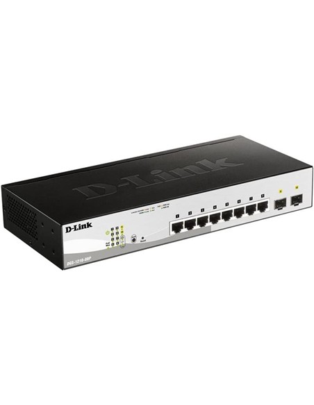 SWITCH D-LINK GIGABIT 8 PUERTOS DGS-1210-08P POE U