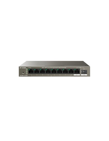 SWITCH IP-COM 9 PUERTOS 9GE+ 1SFP POE GESTIONABLE