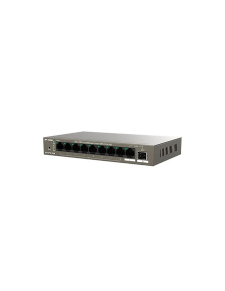 SWITCH IP-COM 9 PUERTOS 9GE+ 1SFP POE GESTIONABLE