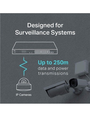 SWITCH TP-LINK 16 PUERTOS 10/100MBPS + 2 10/100/10