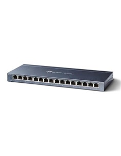 SWITCH TP-LINK 16 PUERTOS GIGABIT TL-SG1016P POE+ 2