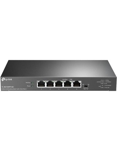 SWITCH TP-LINK ETHERNET 5 PUERTOS 2.5G POE+ TL-SG1
