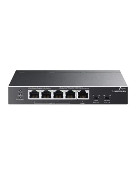 SWITCH TP-LINK ETHERNET 5 PUERTOS GIGABIT POE+