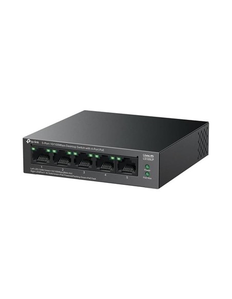 SWITCH TP-LINK ETHERNET 5 PUERTOS POE+ LS105LP