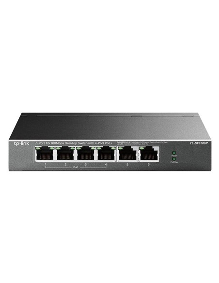 SWITCH TP-LINK ETHERNET 6 PUERTOS ( 4 POE ) TL-SF1