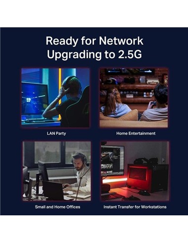 SWITCH TP-LINK GIGABIT 5 PUERTOS 2.5G TL-SG105-M2