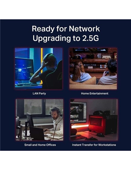 SWITCH TP-LINK GIGABIT 5 PUERTOS 2.5G TL-SG105-M2