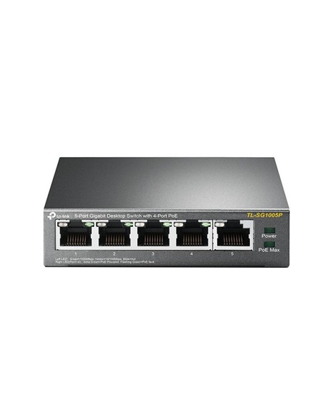 SWITCH TP-LINK GIGABIT 5 PUERTOS 4 POE TL-SG1005P