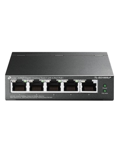 SWITCH TP-LINK GIGABIT 5 PUERTOS 4 POE+ TL-SG1005L