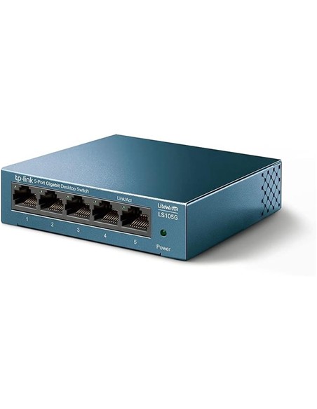 SWITCH TP-LINK GIGABIT 5 PUERTOS LS105G METALICO