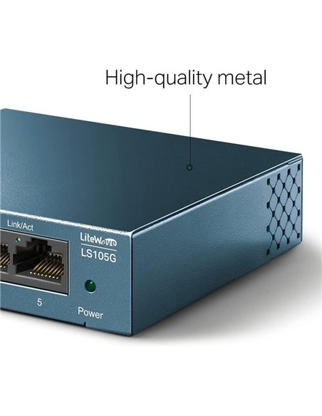 SWITCH TP-LINK GIGABIT 5 PUERTOS LS105G METALICO
