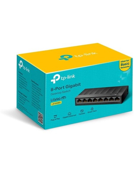 SWITCH TP-LINK GIGABIT 8 PUERTOS LS1008G