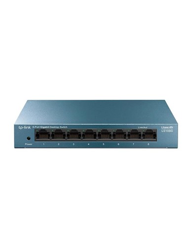 SWITCH TP-LINK GIGABIT 8 PUERTOS LS108GP POE+ META