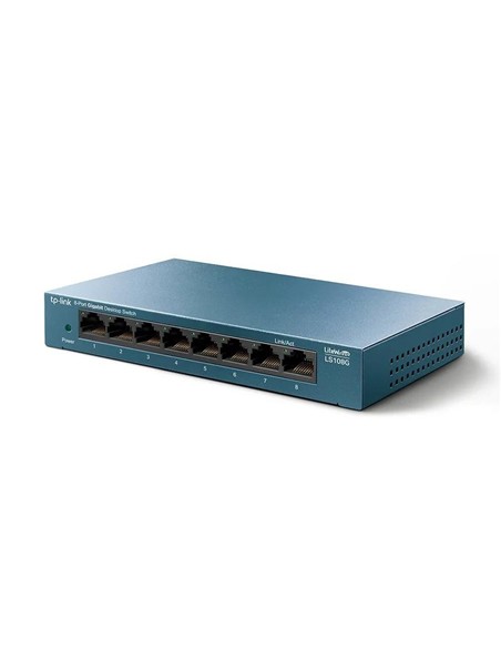 SWITCH TP-LINK GIGABIT 8 PUERTOS LS108GP POE+ META