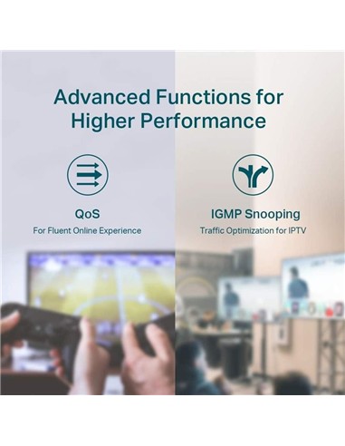 SWITCH TP-LINK GIGABIT 8 PUERTOS POE + 1 SFP TL-SG