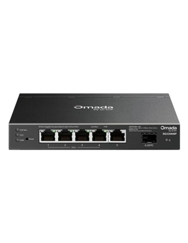 SWITCH TP-LINK OMADA GIGABIT 6 PUERTOS TL-SG2206MP