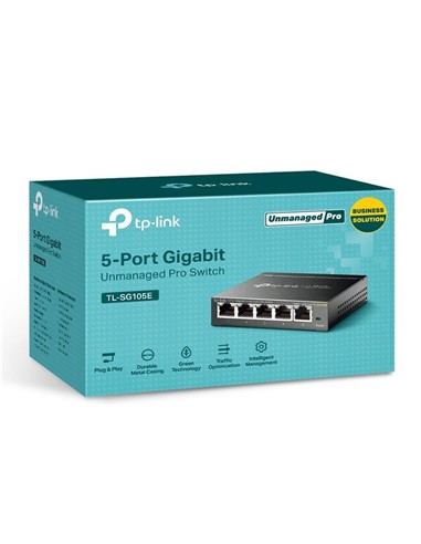 SWITCH TP-LINK TL-SG105E GIGABIT 5 PUERTOS EASY SM