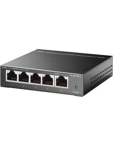 SWITCH TP-LINK TL-SG105S GIGABIT 5 PUERTOS METALIC