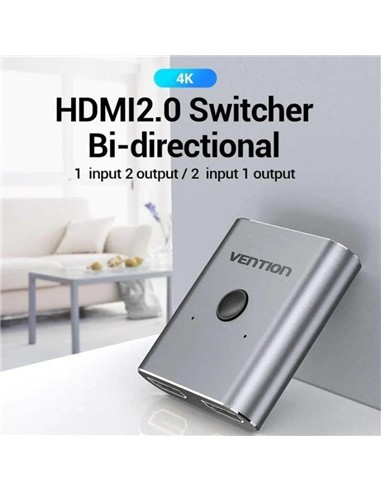 SWITCH/SPLITTER VENTION HDMI 2.0/H - X2 HDMI/H BID
