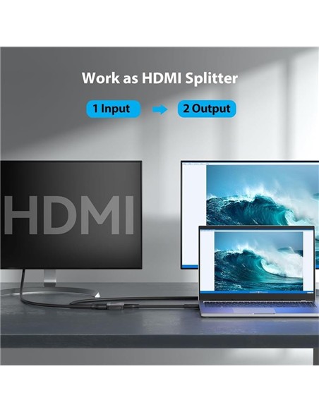 SWITCH/SPLITTER VENTION HDMI/H - X2 HDMI/H BIDIREC