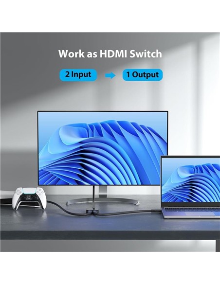 SWITCH/SPLITTER VENTION HDMI/H - X2 HDMI/H BIDIREC