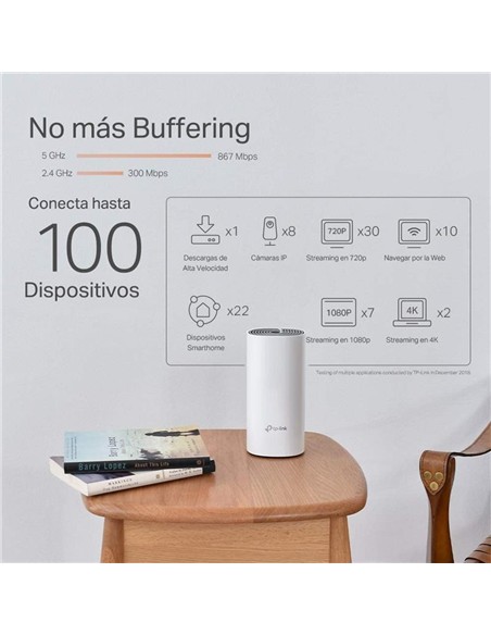 WIRELESS REPEATER TP-LINK AC1200 HOME MESH PACK 2